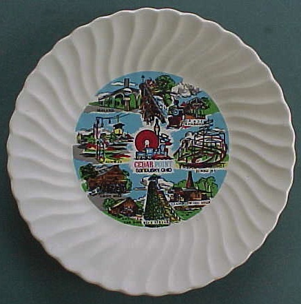 Cedar Point Plate 1972-1978